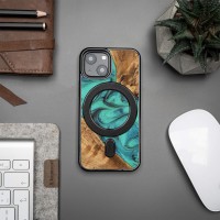 mini: Etui Bewood Unique na iPhone 13 Mini - Turquoise z MagSafe (3)