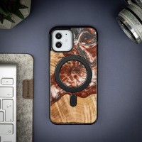 mini: Etui Bewood Unique na iPhone 12 / 12 Pro - Planets - Wenus z MagSafe (3)
