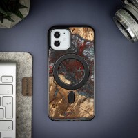 mini: Etui Bewood Unique na iPhone 12 / 12 Pro - Planets - Pluton z MagSafe (3)