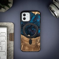 mini: Etui Bewood Unique na iPhone 12 / 12 Pro - Planets - Neptun z MagSafe (3)