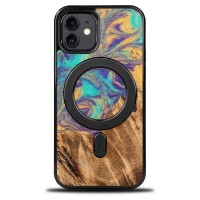mini: Etui Bewood Unique na iPhone 12 / 12 Pro - Planets - Merkury z MagSafe (1)