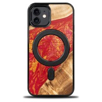 mini: Etui Bewood Unique na iPhone 12 / 12 Pro - Neons - Paris z MagSafe (1)
