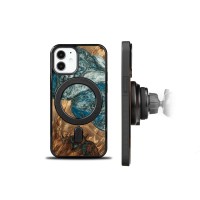 mini: Etui Bewood Unique na iPhone 12 Mini - Planets - Ziemia z MagSafe (2)