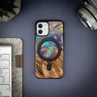 mini: Etui Bewood Unique na iPhone 12 Mini - Planets - Merkury z MagSafe (3)