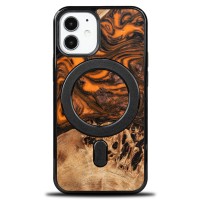 mini: Etui Bewood Unique na iPhone 12 Mini - Orange z MagSafe (1)