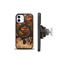 mini: Etui Bewood Unique na iPhone 12 Mini - Orange z MagSafe (2)