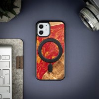mini: Etui Bewood Unique na iPhone 12 Mini - Neons - Paris z MagSafe (3)