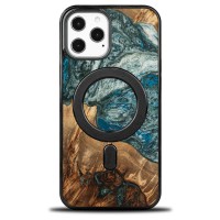 mini: Etui Bewood Unique na iPhone 12 Pro Max - Planets - Ziemia z MagSafe (1)