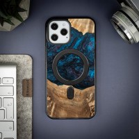 mini: Etui Bewood Unique na iPhone 12 Pro Max - Planets - Neptun z MagSafe (3)
