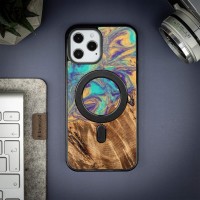mini: Etui Bewood Unique na iPhone 12 Pro Max - Planets - Merkury z MagSafe (3)