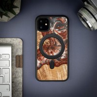 mini: Etui Bewood Unique na iPhone 11 - Planets - Wenus z MagSafe (3)