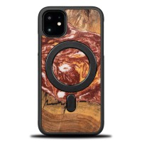 mini: Bewood Resin Case - iPhone 11 - Planets - Mars - MagSafe (1)