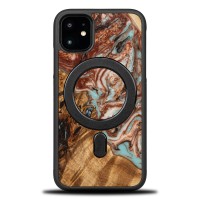 mini: Etui Bewood Unique na iPhone 11 - Planets - Jowisz z MagSafe (1)