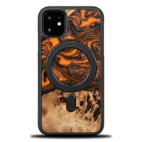 mini: Etui Bewood Unique na iPhone 11 - Orange z MagSafe (1)