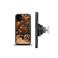 mini: Etui Bewood Unique na iPhone 11 - Orange z MagSafe (2)