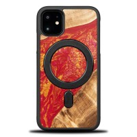 mini: Etui Bewood Unique na iPhone 11 - Neons - Paris z MagSafe (1)