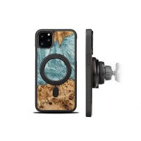 mini: Etui Bewood Unique na iPhone 11 Pro Max - Planets - Uran z MagSafe (2)