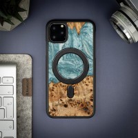mini: Etui Bewood Unique na iPhone 11 Pro Max - Planets - Uran z MagSafe (3)