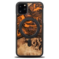 mini: Etui Bewood Unique na iPhone 11 Pro Max - Orange z MagSafe (1)