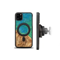 mini: Etui Bewood Unique na iPhone 11 Pro Max - Neons - Tokyo z MagSafe (2)