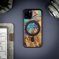 mini: Etui Bewood Unique na iPhone 11 Pro - Planets - Merkury z MagSafe (3)