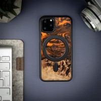 mini: Etui Bewood Unique na iPhone 11 Pro - Orange z MagSafe (3)