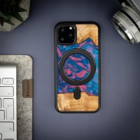 mini: Etui Bewood Unique na iPhone 11 Pro - Neons - Vegas z MagSafe (3)