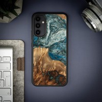 mini: Bewood Resin Case - Samsung Galaxy A34 5G - Planets - Earth (3)