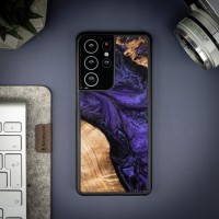 mini: Etui Bewood Unique na Samsung Galaxy S21 Ultra - Violet (3)