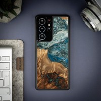 mini: Etui Bewood Unique na Samsung Galaxy S21 Ultra - Planets - Ziemia (3)