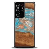 mini: Etui Bewood Unique na Samsung Galaxy S21 Ultra - Planets - Saturn (1)