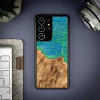 mini: Etui Bewood Unique na Samsung Galaxy S21 Ultra - Neons - Tokyo (3)