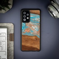 mini: Etui Bewood Unique na Samsung Galaxy A72 5G - Planets - Saturn (3)