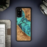 mini: Etui Bewood Unique na Samsung Galaxy S20 - Turquoise (2)