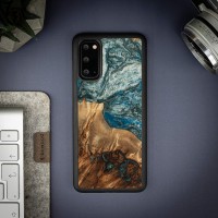 mini: Etui Bewood Unique na Samsung Galaxy S20 - Planets - Ziemia (2)