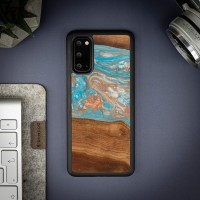 mini: Etui Bewood Unique na Samsung Galaxy S20 - Planets - Saturn (2)