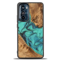 mini: Etui Bewood Unique - Motorola Edge 30 - Turquoise (1)