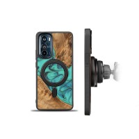 mini: Etui Bewood Unique - Motorola Edge 30 - Turquoise (2)