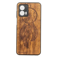mini: Drewniane Etui Bewood Motorola G73 5G ŁAPACZ SNÓW IMBUIA (1)