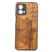 mini: Drewniane Etui Bewood Motorola G73 5G HAMSA IMBUIA (1)