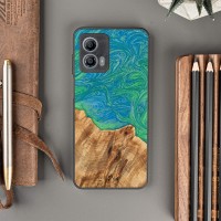 mini: Bewood Resin Case - Motorola G53 5G - Neons - Tokyo (3)