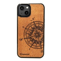 mini: Drewniane Etui Bewood do iPhone 15 TRAVELER MERBAU (1)