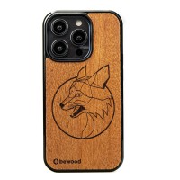 mini: Drewniane Etui Bewood do iPhone 15 Pro LIS MERBAU (1)