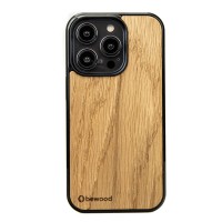 mini: Drewniane Etui Bewood do iPhone 15 Pro DĄB (1)
