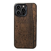 mini: Drewniane Etui Bewood do iPhone 15 Pro Max KALENDARZ AZTECKI ZIRICOTE (1)