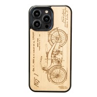 mini: Drewniane Etui Bewood do iPhone 15 Pro Max HARLEY PATENT ANIEGRE (1)