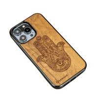 mini: Drewniane Etui Bewood do iPhone 15 Pro Max HAMSA IMBUIA (2)