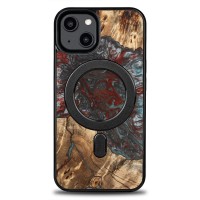 mini: Etui Bewood Unique do iPhone 15 - Planets do Pluton z MagSafe (1)
