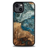 mini: Etui Bewood Unique do iPhone 15 - Planets Ziemia (1)