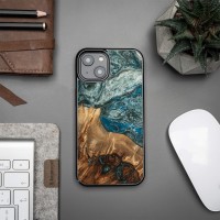 mini: Etui Bewood Unique do iPhone 15 - Planets Ziemia (2)